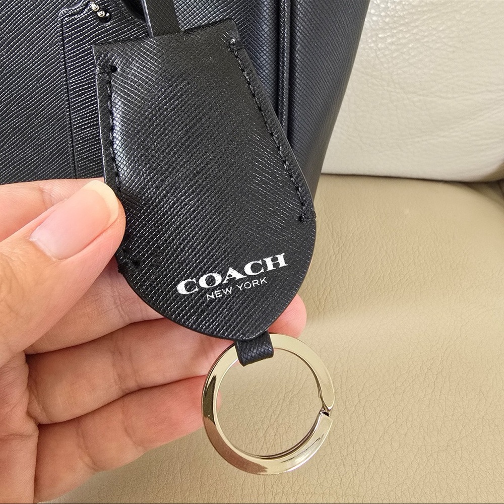 Coach Black Leather Satchel - Picture 2 of 8